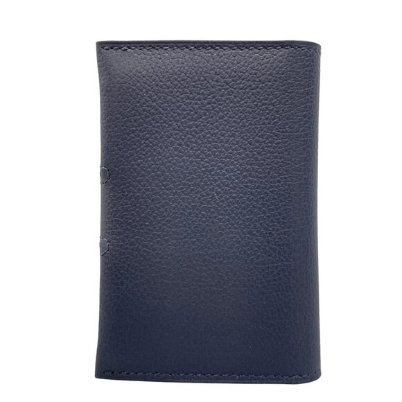 HERMES R.M.S - Blue Nuit Veau Evercolor W Card Case - Picture 2 of 11